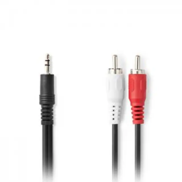 Καλώδιο ήχου 3,5mm stereo αρσ. - 2x RCA αρσ., 5.00m. 2