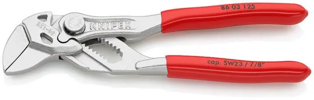 Knipex 8603125 - Γκαζοτανάλια κλειδί επινικελωμένη Νο125mm 2