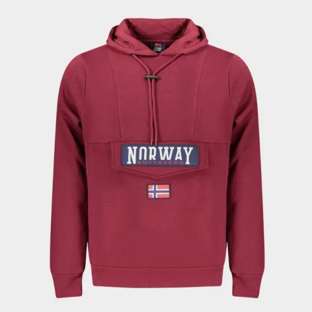Norway Nautical School - Ανδρική Μπλούζα Φούτερ 849429-MERLOT Μπορντό - XL