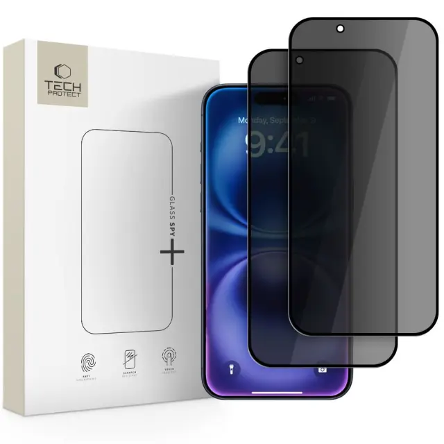 Tech-protect Glass Spy+ 2-pack iPhone Air Privacy