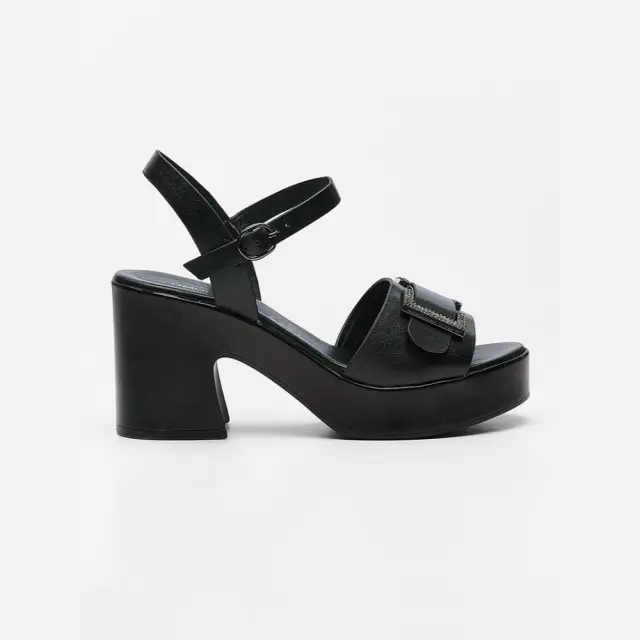 Comodissima Πέδιλα Γυναικείο δέρμα Μαύρο REP/57224 NERO