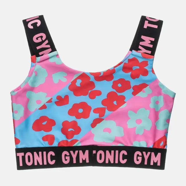 Crop top Gym Tonic πολύχρωμο 2