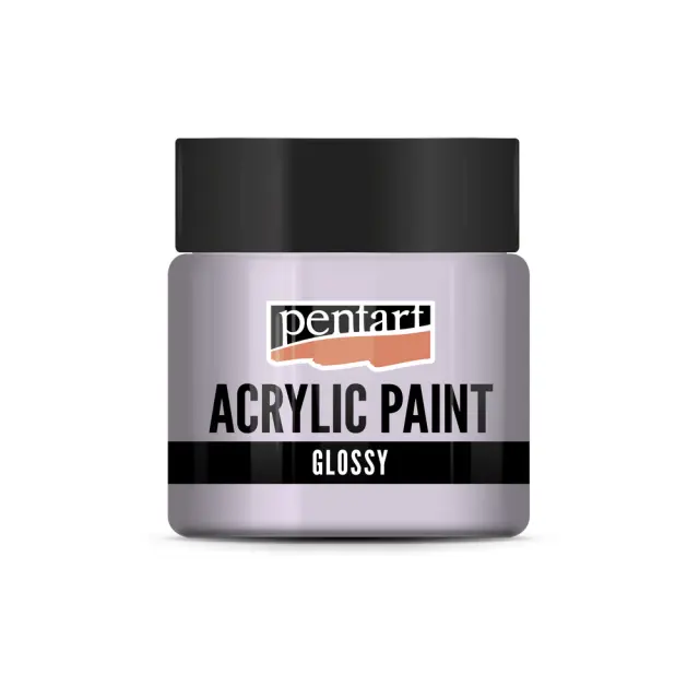 Χρώμα ακρυλικό Glossy (Γυαλιστερό) 50ml Pentart, Παστέλ Μωβ