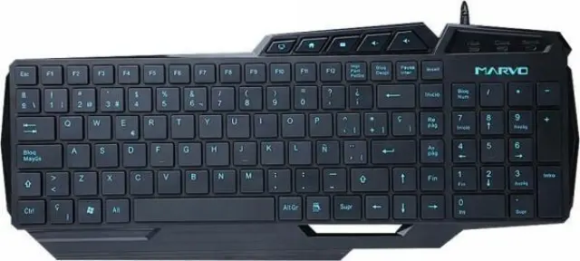 Marvo Gaming Πληκτρολόγιο με φωτιζόμενα πλήκτρα K326 2