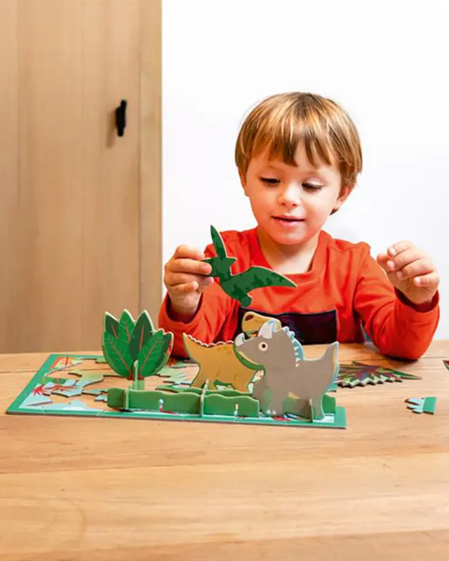 Παιχνίδι Scratch Παζλ 3D Δεινόσαυροι 36τμχ 3