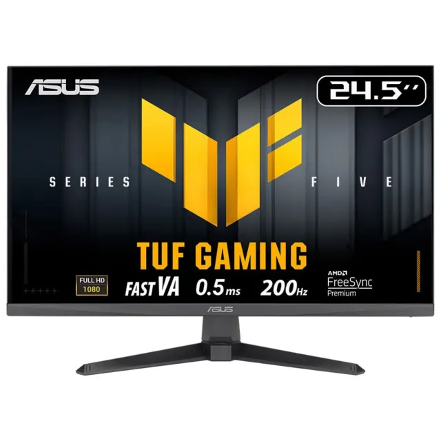 Asus TUF Gaming VG257Q5A TN HDR Monitor 24.5" FHD 1920x1080 200Hz με Χρόνο Απόκρισης 0.5ms GTG – έως 60 δόσεις