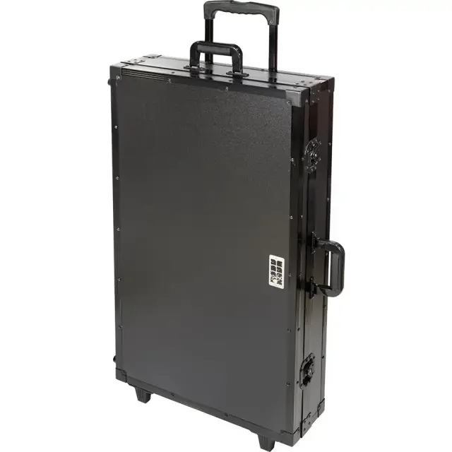 WALKASSE W-CONTROL-XLB Flight case Pick n Pluck foam XDJ-XZ, XDJ-RX3, PRIME4+ (Trolley + Wheels) black. 2