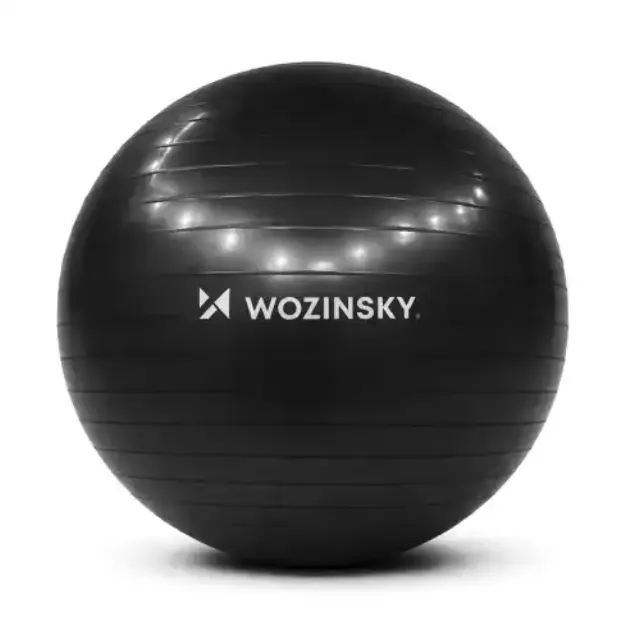 Wozinsky WGB65BB Μπάλα Γυμναστικής 65 cm Μαύρη