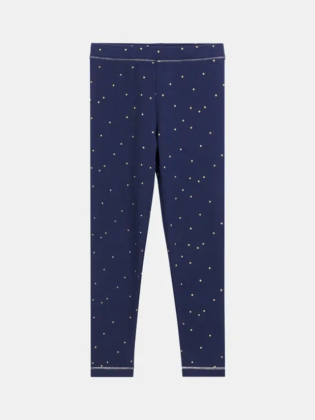 Παιδικό Κολάν για Κορίτσια Gold Polka ΜΠΛΕ