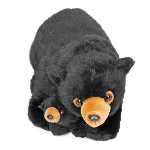 Wild Republic Λούτρινο Μαμά & Μωρό / Soft Toy Mom & Baby: Black Bear 2