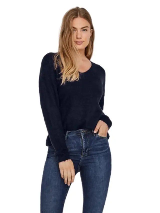 Vero Moda γυναικείο πλεκτό πουλόβερ VMCREWLEFILE 10233357-3