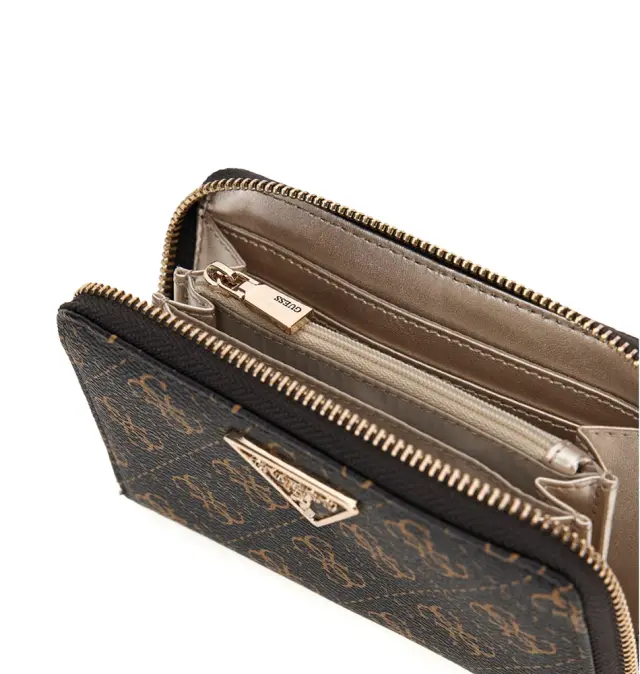 Πορτοφόλι GUESS Laurel Medium Logo 4G SWQE8500140 Καφέ 2