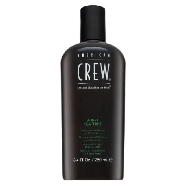 American Crew 3-in-1 Tea Tree shampoo, conditioner and body wash for everyday use 250 ml
