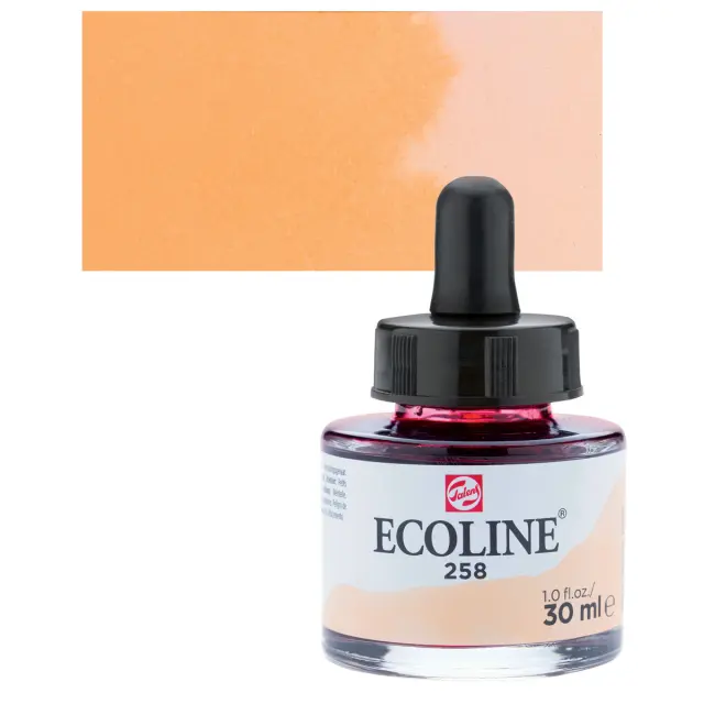 Μελάνι Talens Ecoline - 258 Apricot - 30ml