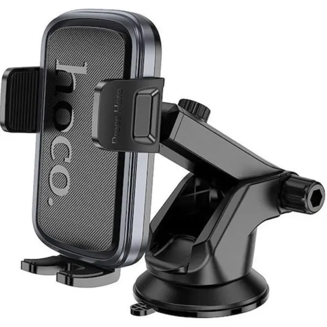 Car phone holder Hoco windshield / dashboard H79 black and gray