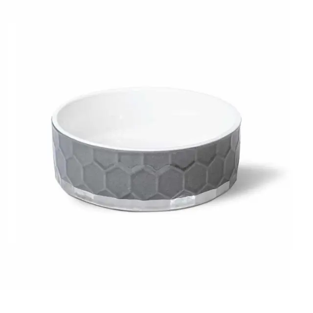 Glee Μπολ Mirror Κεραμικό Γκρι Small 400ml