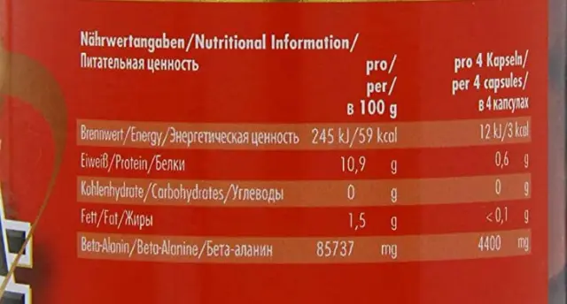Weider Beta-Alanine 2