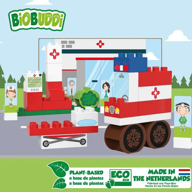 Τουβλάκια BIOBUDDI οικολογικά "Hospital" 37 τμχ 3