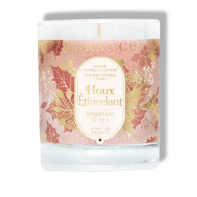 Durance Coffret perfumed candle & room spray box sparkling holly 2