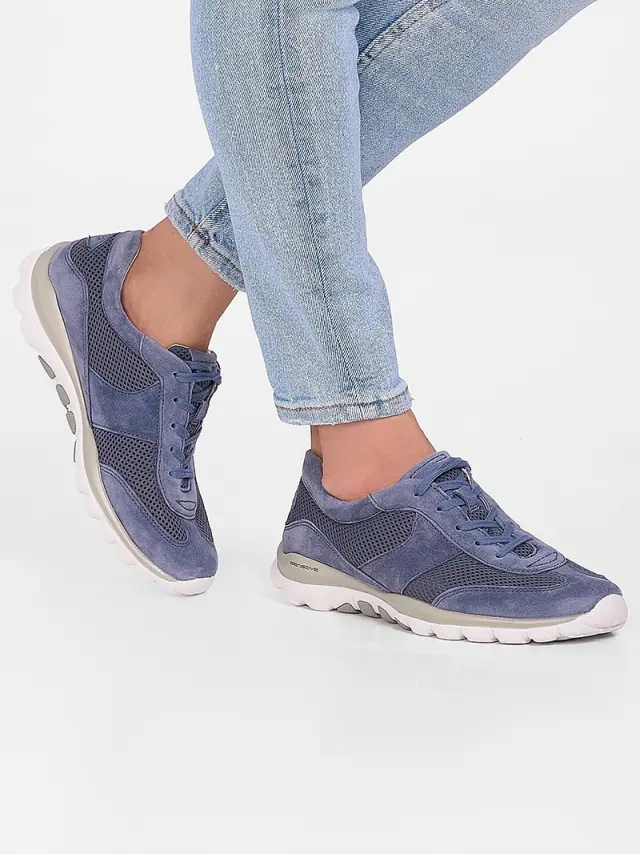 Gabor Sneakers Γυναικείο ύφασμα/δέρμα Nubuck Μπλέ GAB/66966 26-NAUTIC 2
