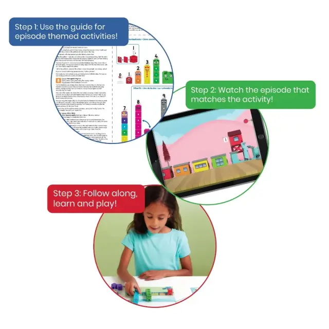 Learning Resources Εκπαιδευτικό Παιχνίδι MathLink Cubes Numberblocks Αριθμοκυβάκια 1-10 Activity Set για 3+ ετών LSP0949-UK 2