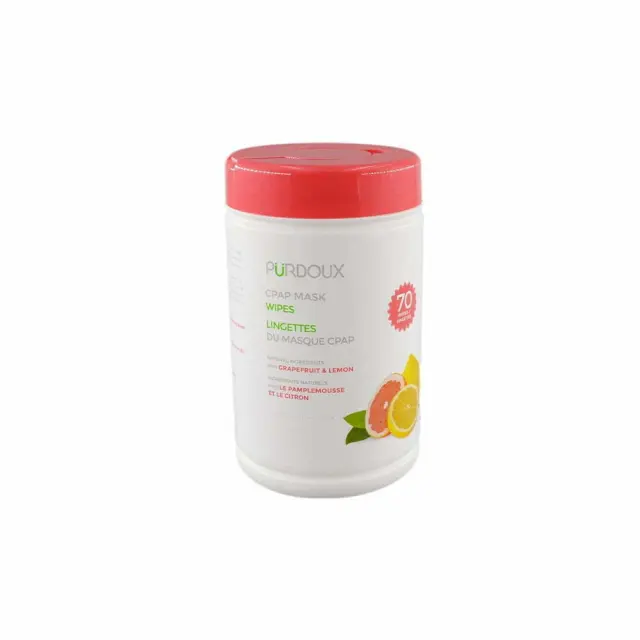 Πανάκια Καθαρισμού Μασκών CPAP Grapefruit & Lemon Choice One Medical