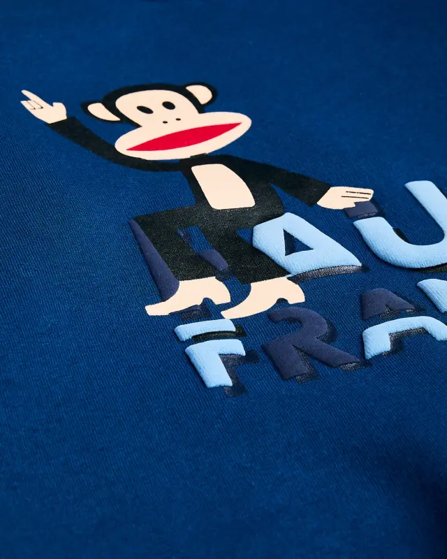 Μπλούζα φούτερ Paul Frank με ανάγλυφο σχέδιο 2