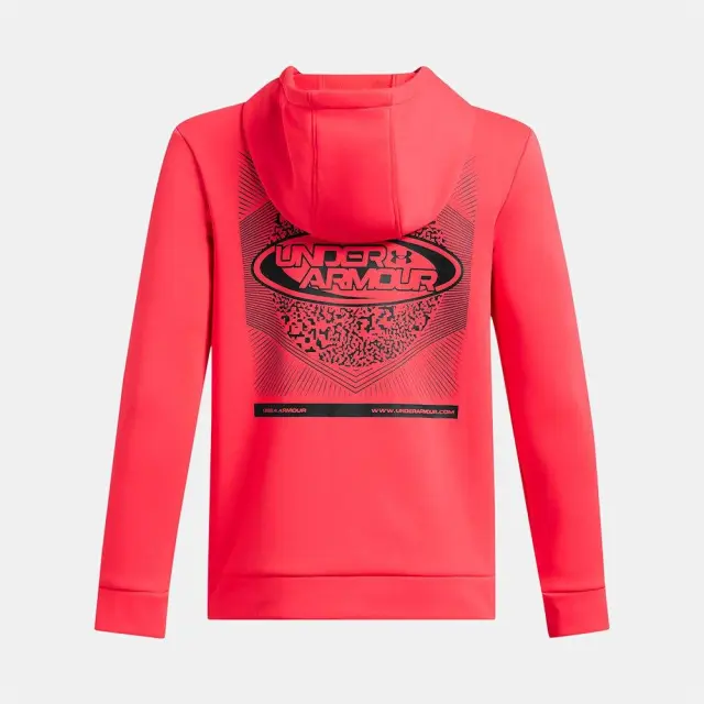 Under Armour Fleece ΠΑΙΔΙΚΗ ΜΠΛΟΥΖΑ (1386709-713) - Κόκκινο 2
