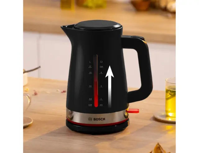 Βραστήρας Bosch MyMoment TWK4M223 με χωρητικότητα 1.7L και ισχύ 2400W - Black TWK4M223 2