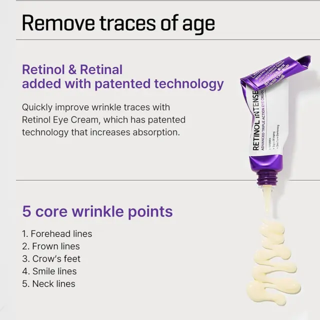 Some By Mi Retinol Intense Advanced Triple Action Eye Cream ενυδατική και λειαντική κρέμα ματιών με ρετινόλη 3