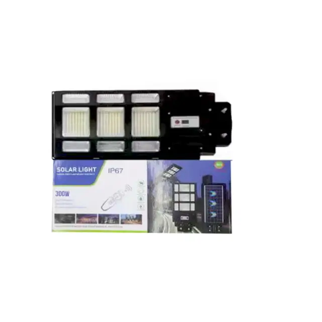 Ηλιακός προβολέας με τηλεχειριστήριο 300W IP67- Lylu Solar light 58083 2