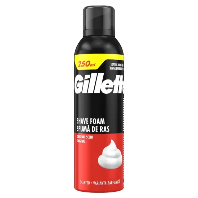 Gillette Αφρός Ξυρίσματος Classic Regular 250ml