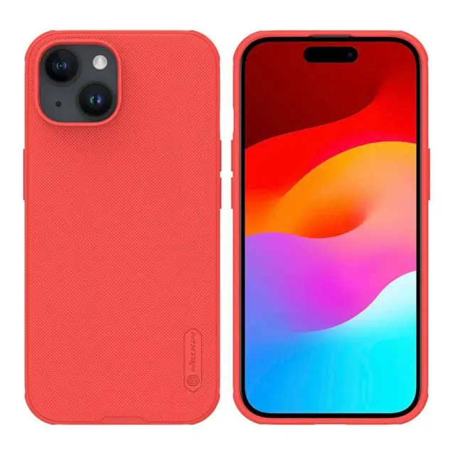 Nillkin® Super Frosted Shield Pro Back Cover για iPhone 15 Plus- Κόκκινη 2