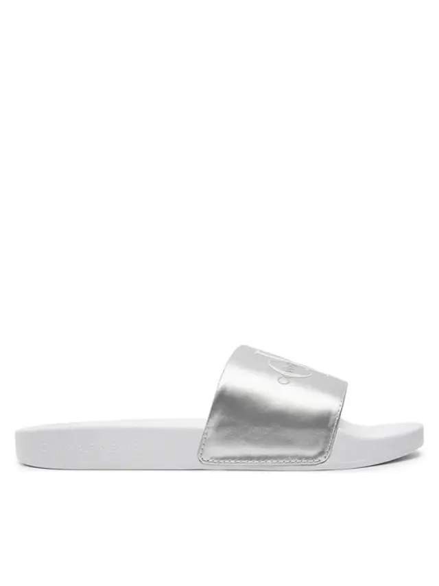 Calvin Klein – Γυναικείες Παντόφλες YW0YW01243-0K9 Λευκό - 37