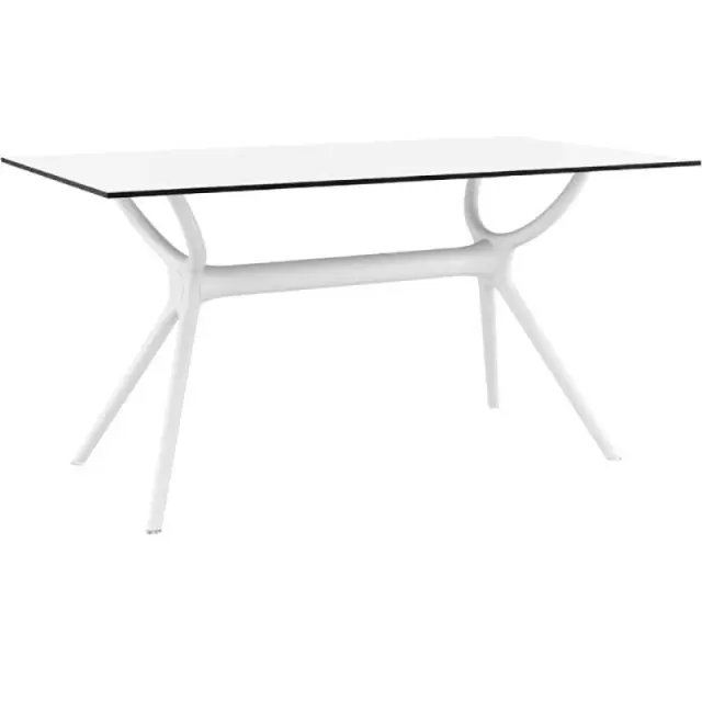 Τραπέζι AIR Λευκό PP/HPL 140x80x74cm