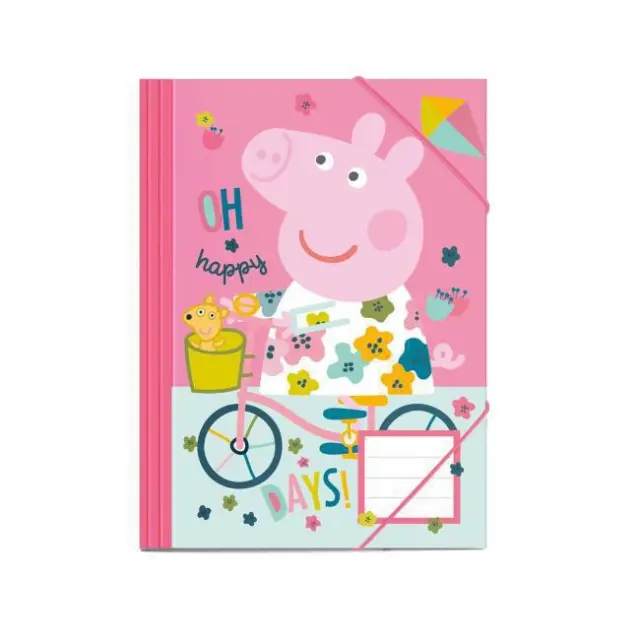 Diakakis Φάκελος Λάστιχο 25x35 Peppa Pig (000482721)