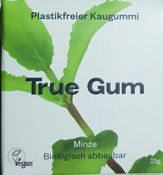 Τσίχλες Χωρίς Ζάχαρη με γεύση μέντα, True Gum, 21γρ
