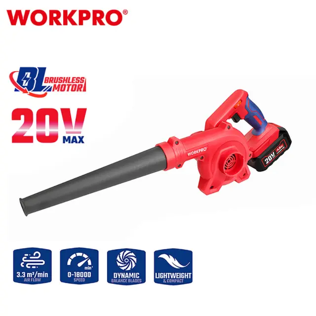 WORKPRO ΦΥΣΗΤΗΡΑΣ-ΑΠΟΡΡΟΦΗΤΗΡΑΣ ΕΠΑΝΑΦΟΡΤΙΖΟΜΕΝΟΣ 20V-Li SOLO** WP394000 (PROFI)