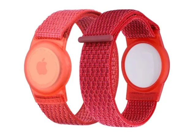 Mobile Origin AirTag Strap, red 3
