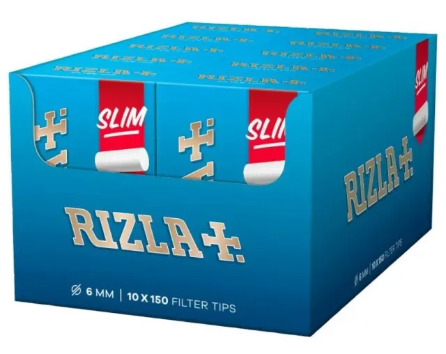 Φιλτράκια Rizla 6mm SLIM 150 x 10 τμχ Συσκ. 10 τμχ