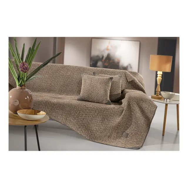 Ριχτάρι Τετραθέσιου Guy Laroche Lama Taupe 170x350