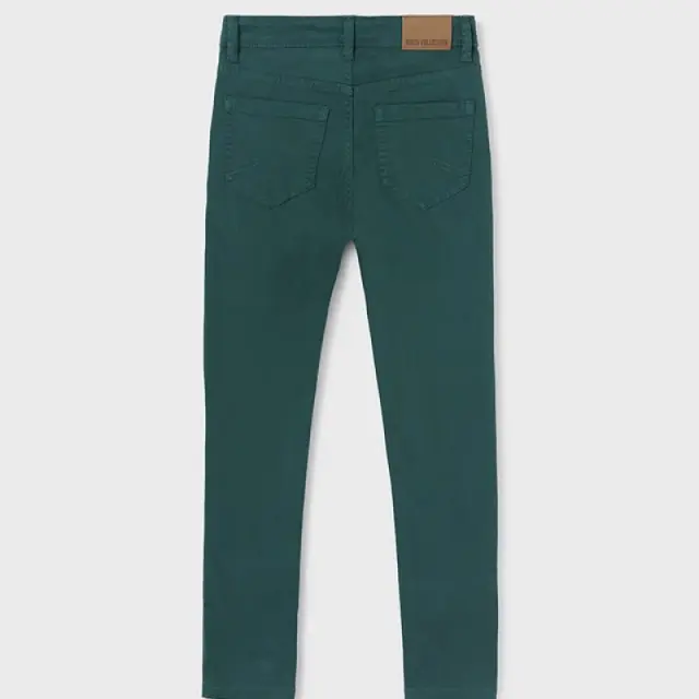 Junior 10 έως 18 ετών Παντελόνι slim fit Better Cotton μέντα - 10Ε 3