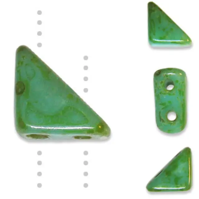 Χάντρα Tango 6mm - Turquoise Picasso ~7gr