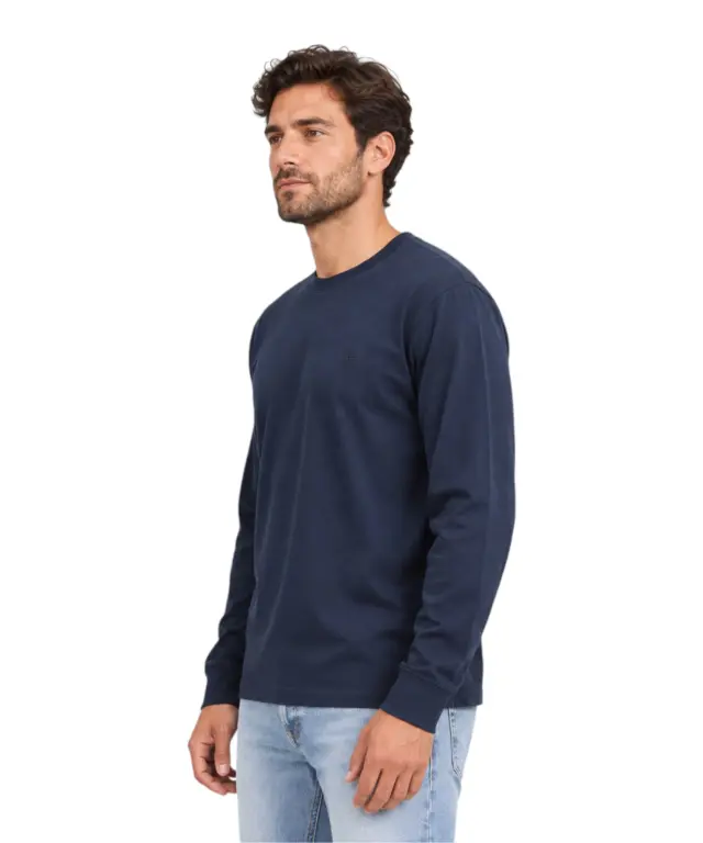 Timberland - Ανδρικό Μακρυμάνικο T-Shirt Jersey Cotton TBC0YHPY-433 Μπλε - L 2