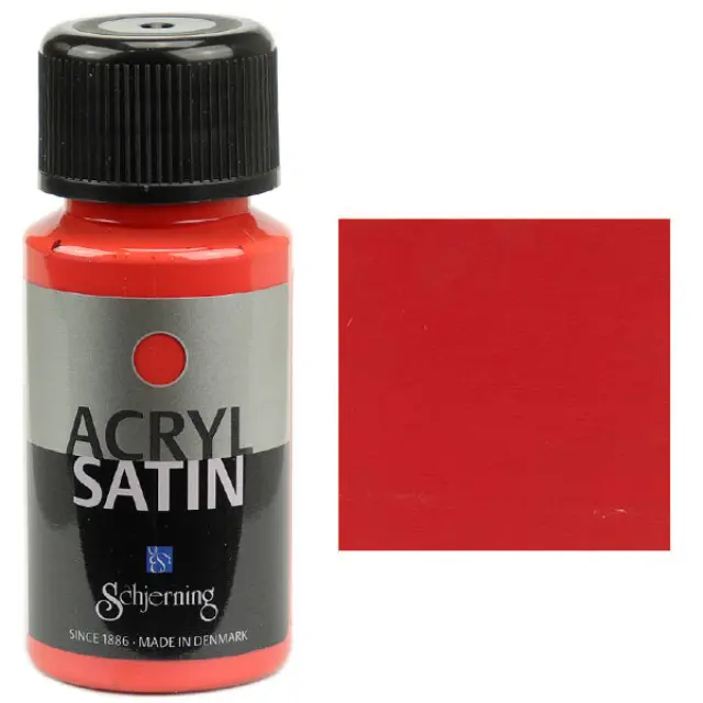 Ακρυλικό Χρώμα Schjerning Acryl Satin - 2115 Red - 50ml