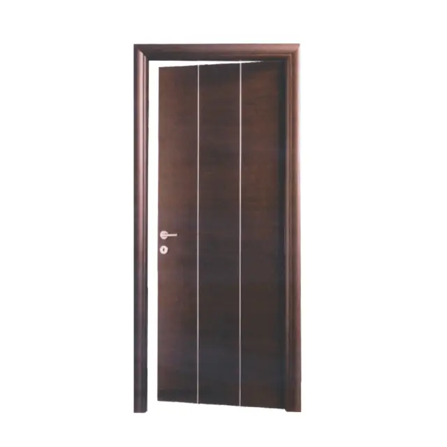 Εσωτερική Πόρτα Wenge με inox ΚΠ 105