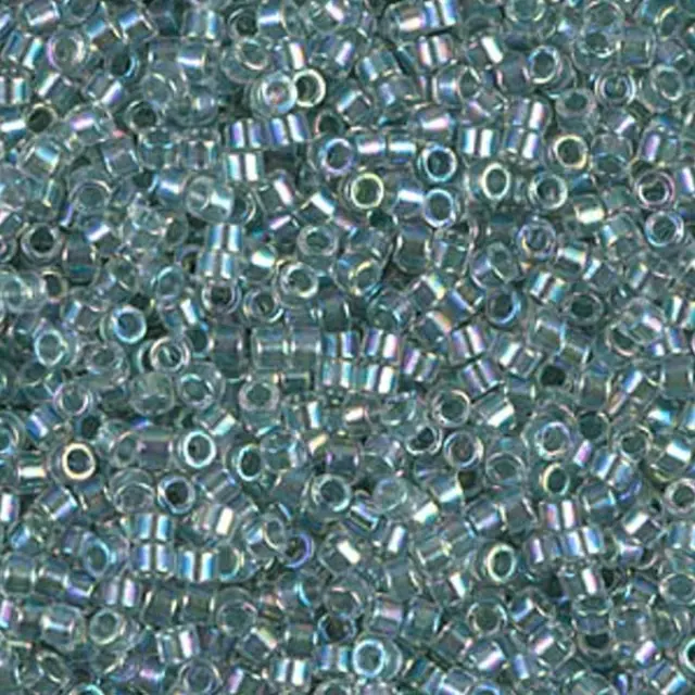 Χάντρα Miyuki Delica 11/0 - DB084 - Lined Light Seafoam AB ~7gr