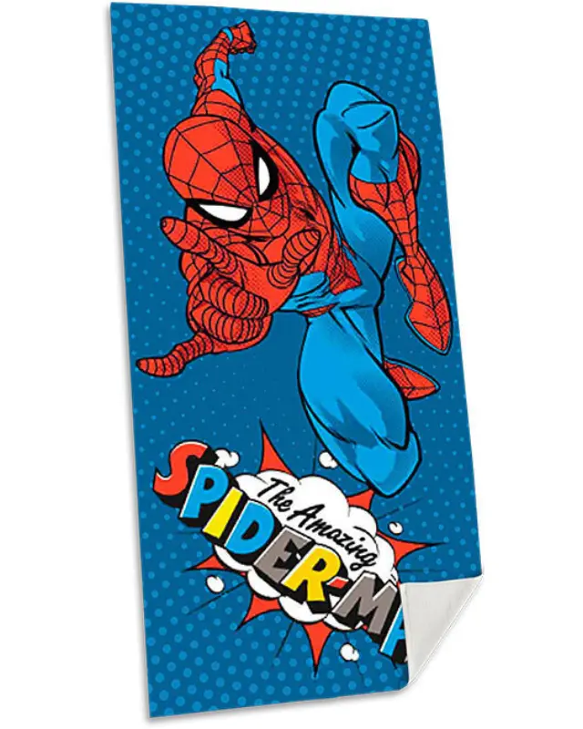 Spiderman Amazing πετσέτα μπάνιου, πετσέτα θαλάσσης 70x140 cm 100% Βαμβάκι Πολύχρωμο 2