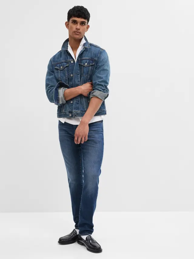 Ανδρικό Τζιν Παντελόνι Slim medium wash