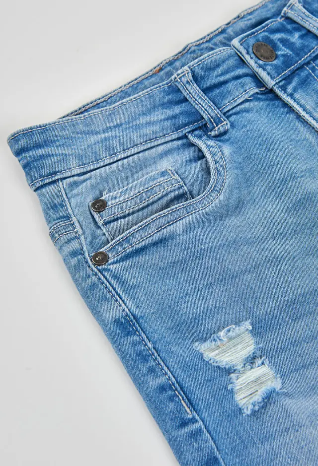 Boboli denim stretch παντελόνι για αγόρι 613011-BLUE 3